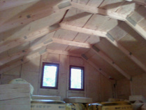 8.10 Katon ylin villa kerros laitettuna.
